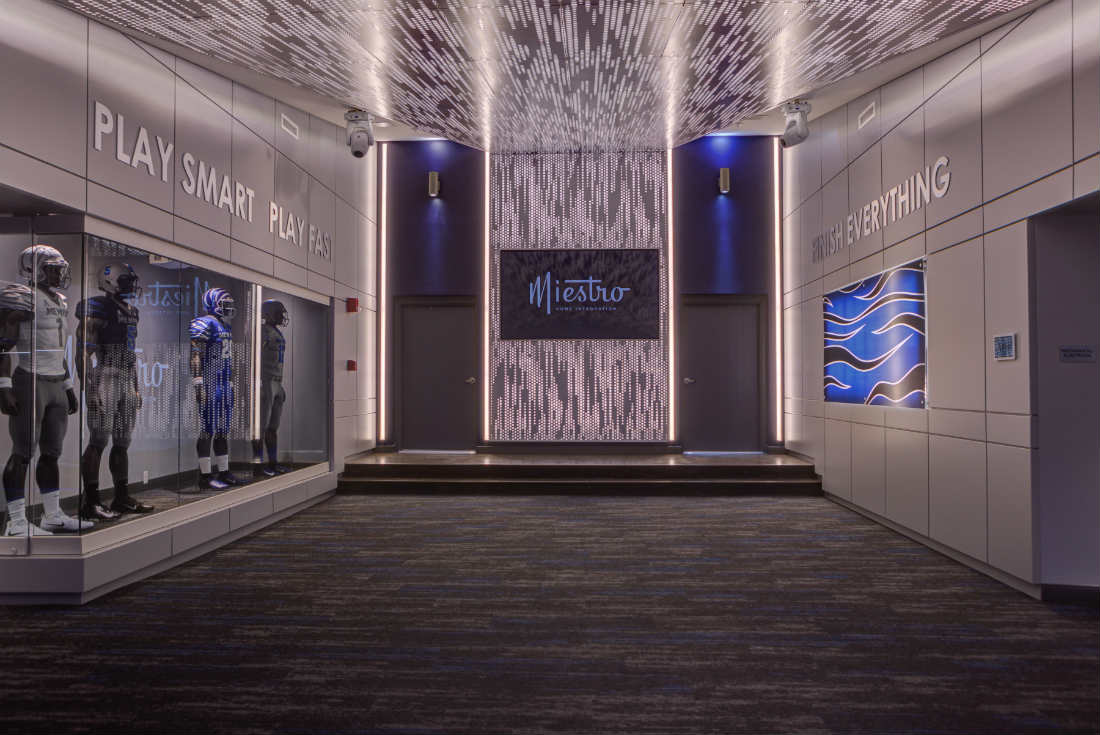 Project of the Year: Memphis Tigers Locker Room Features Over 100 LG Displays, slide 1