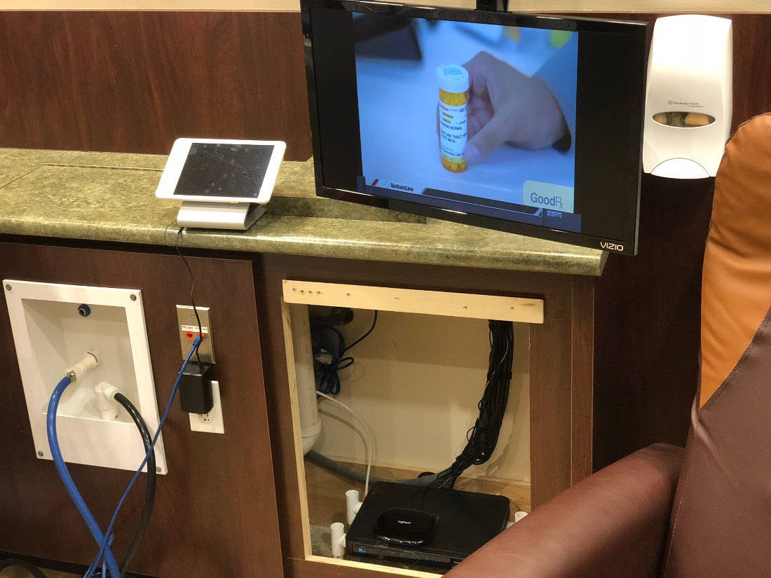 Kidney Dialysis Centers Get Unique, $28K High-Tech Entertainment Stations, slide 1