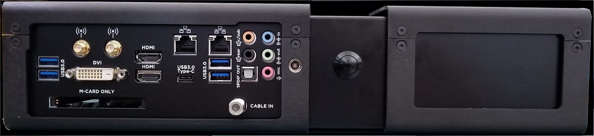 Modulus M1 rear panel