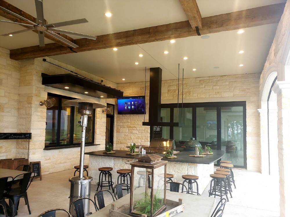 Texas-Size Backyard Project Dazzles with AV Options, slide 4