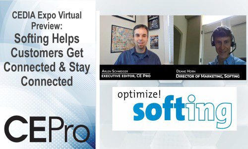 CEDIA Expo Virtual preview Softing
