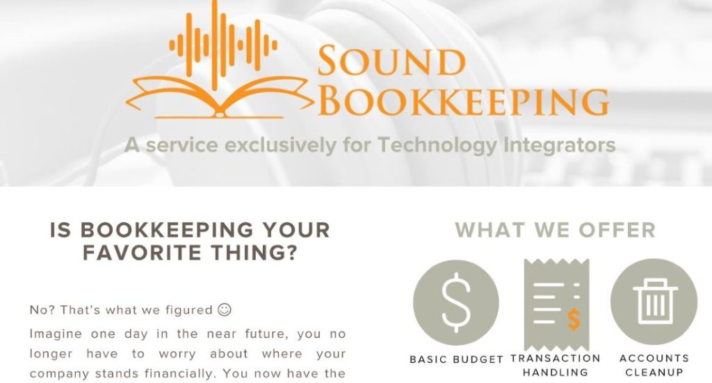 Sound Bookkeeping CEDIA Expo Virtual
