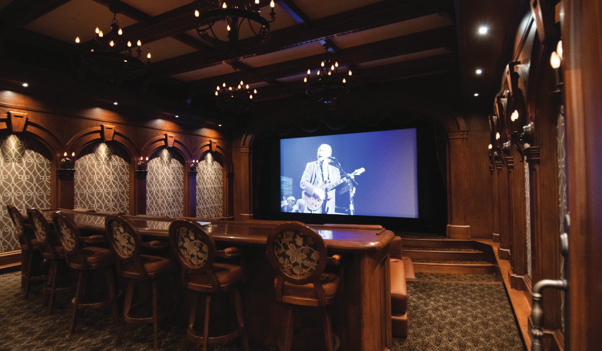 Keith Yates Design Creates Dazzling Mediterranean-Themed Home Theater in California, slide 2