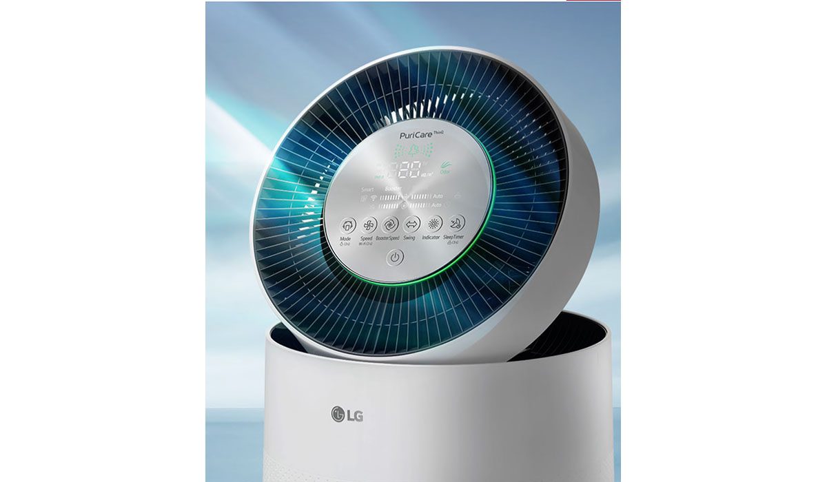 LG PuriCare 360 user interface