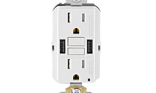Leviton SmartlockPro 15A GFCI USB Type A Inwall charger