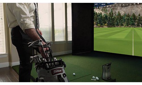 Shop Indoor Golf SIGPRO Premium Golf Simulator Impact Screen