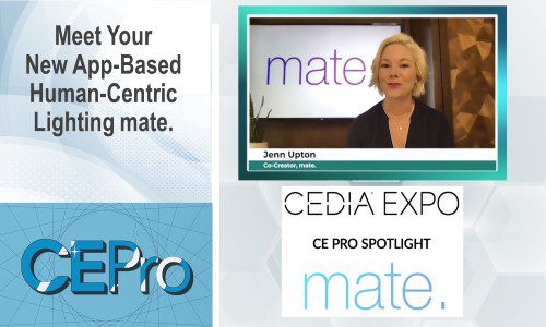 mate LED lighting CEDIA Expo