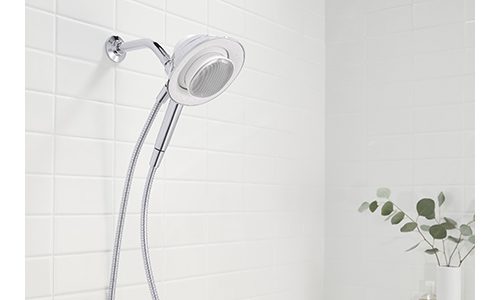 Kohler Moxie Handshower with sound by Harman Kardon