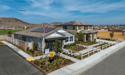 KB Home microgrid communities Schneider Electric battery solar