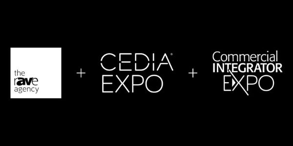 Cedia Expo, Commercial Integrator Expo, THE rAVe Agency Logos