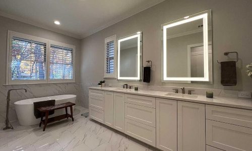 New Seura marine-grade lighted mirrors.