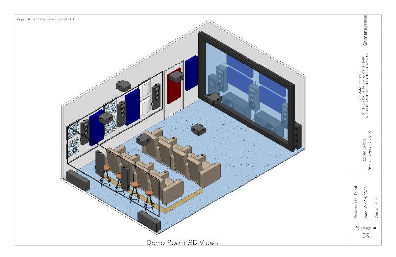 Sound Room 10 Home Theater demo Grimani Systems CEDIA Expo Dolby Atmos StormAudio