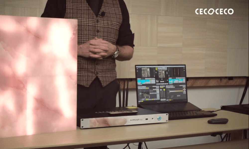 CECOCECO ArtMorph Video Wall Display Henry Schmidt Lighting Designer