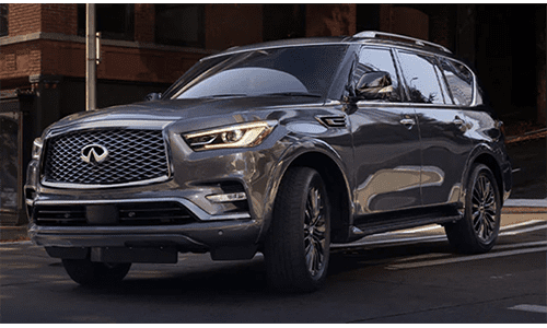 INFINITY QX80 SUV with Panasonic and Klipsch