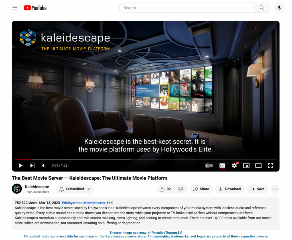 CE Pro 2024 Quest for Quality Award Winners Kaleidescape