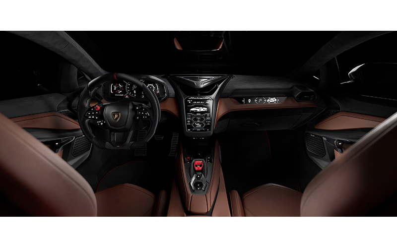 Lamborghini Revuelto interior Lamborghini Revuelto interior (photo courtesy of Sonus faber)