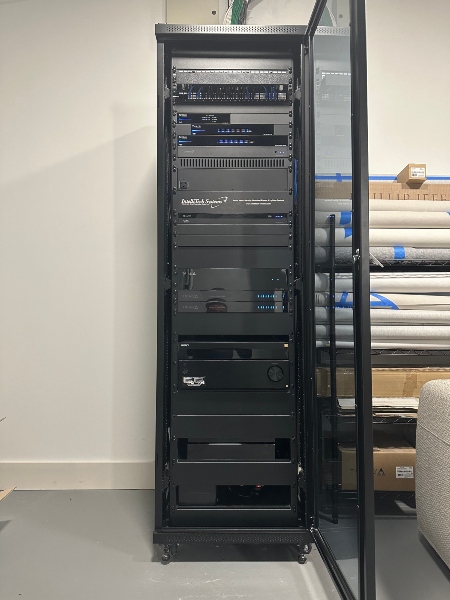 Control rack for Smart Home by Intellitech Systems