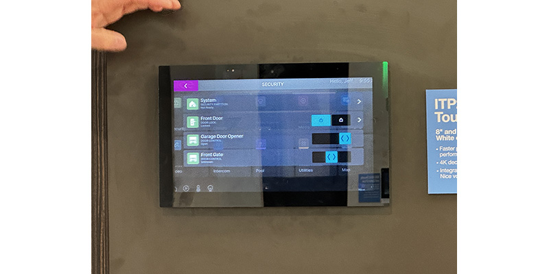 Nice North America touchscreens