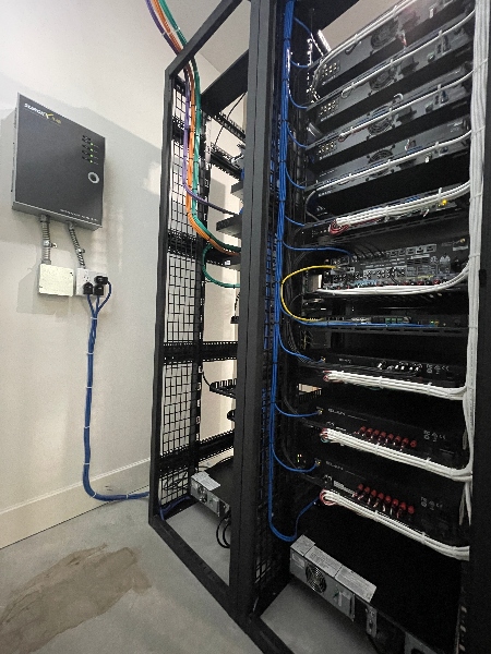 Rack room area Admit One Home Entertainment