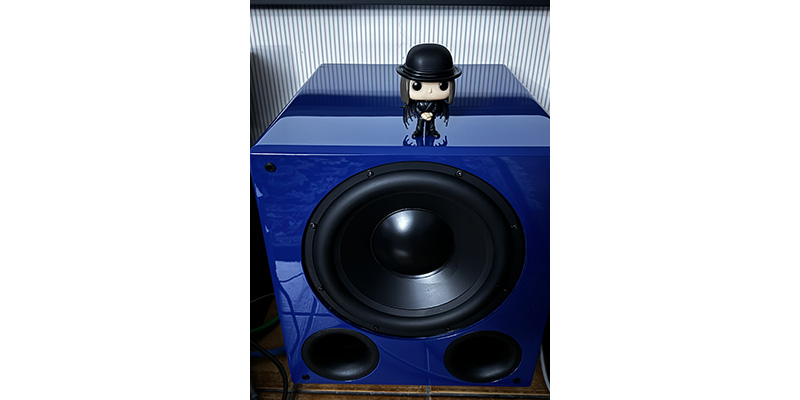 Phase Technology PL-12p subwoofer Ozzy Funko Pop figure