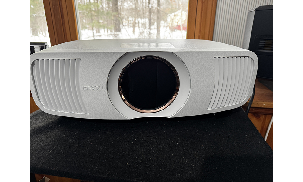 Epson QB1000 4K projector big-screen TV system (photo credit: Bob Archer CE Pro)