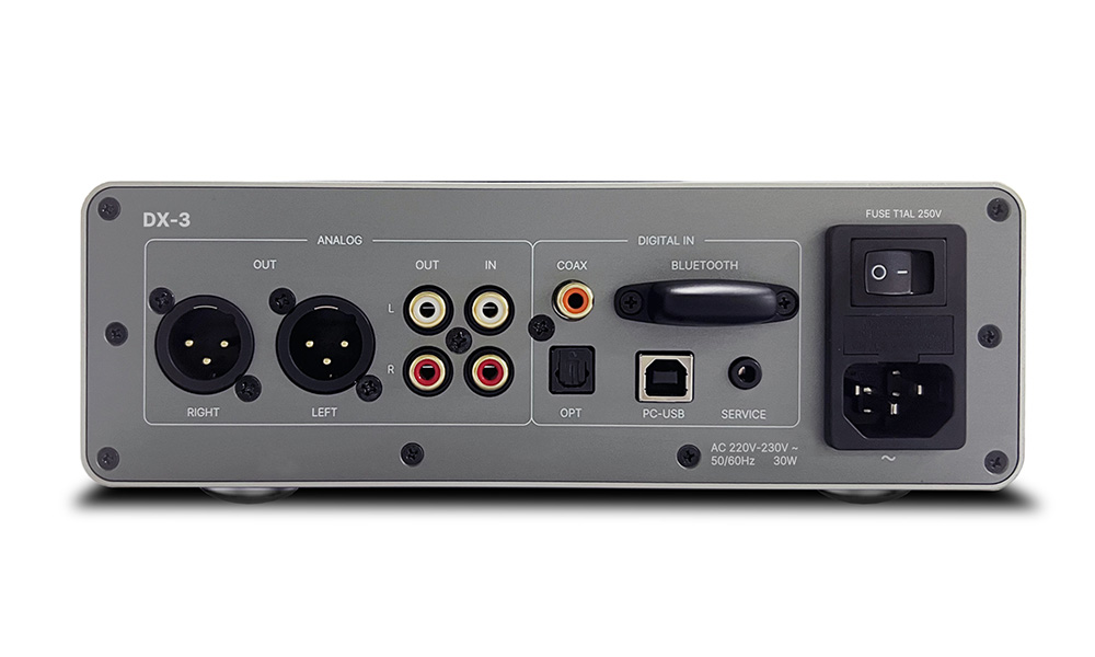 Rotel DX-3 rear panel Rotel DX-3 rear panel