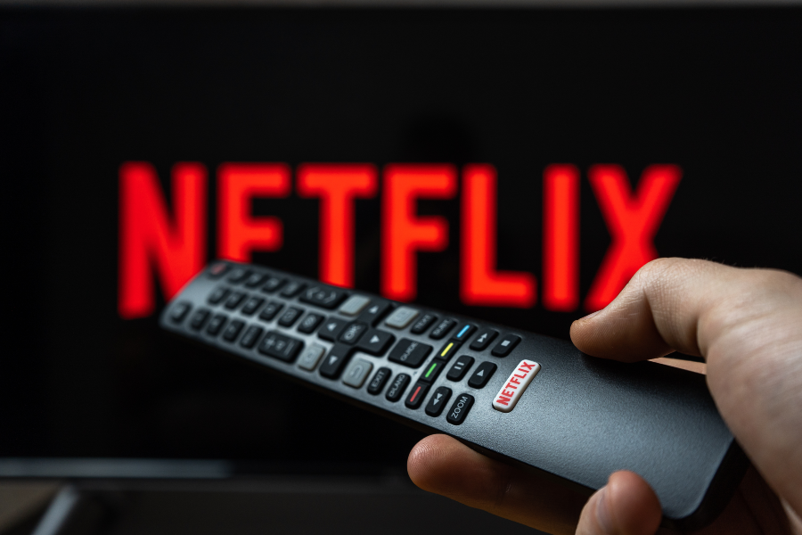 Netflix on TV screen